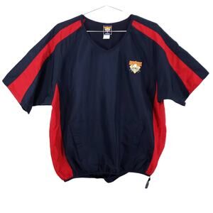 Cooperstown Dreams Park Short Sleeve Windbreaker Mens Size M Baseball Pullover